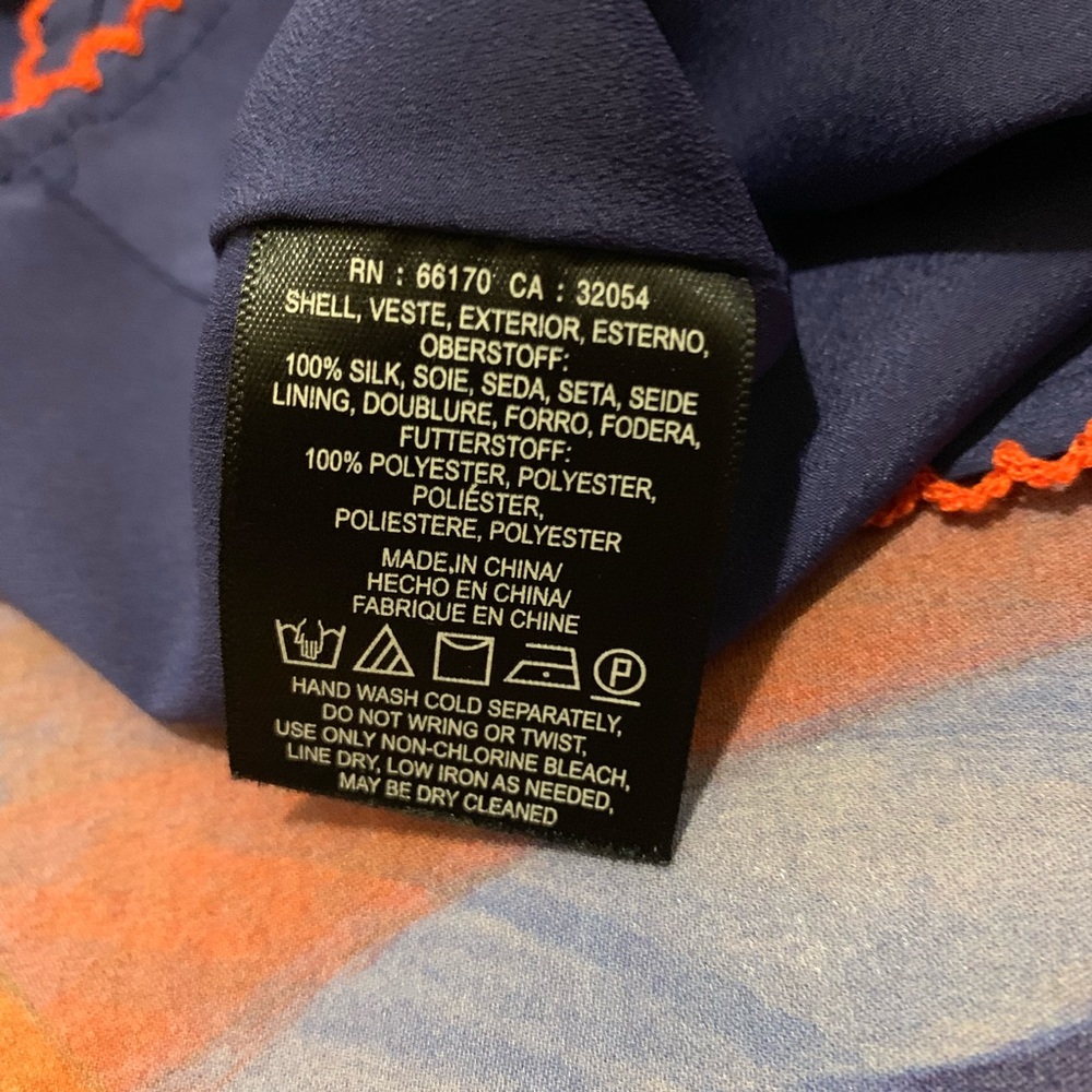 💜🧡💙Anthropologie Leifsdottir Fanned Flora Dress Med💜🧡💙 - Picture 6 of 6